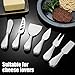 Clarmonde Premium Stainless Steel Cheese Tool Set - 6 Piece Cheese Knife Set - Cut, Spread All Your Favorite Cheeses
