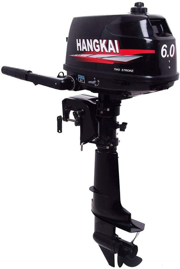 HANGKAI 6HP 2 Stroke Heavy Duty Outboard Motor Boat Engine w/Water Cooling System