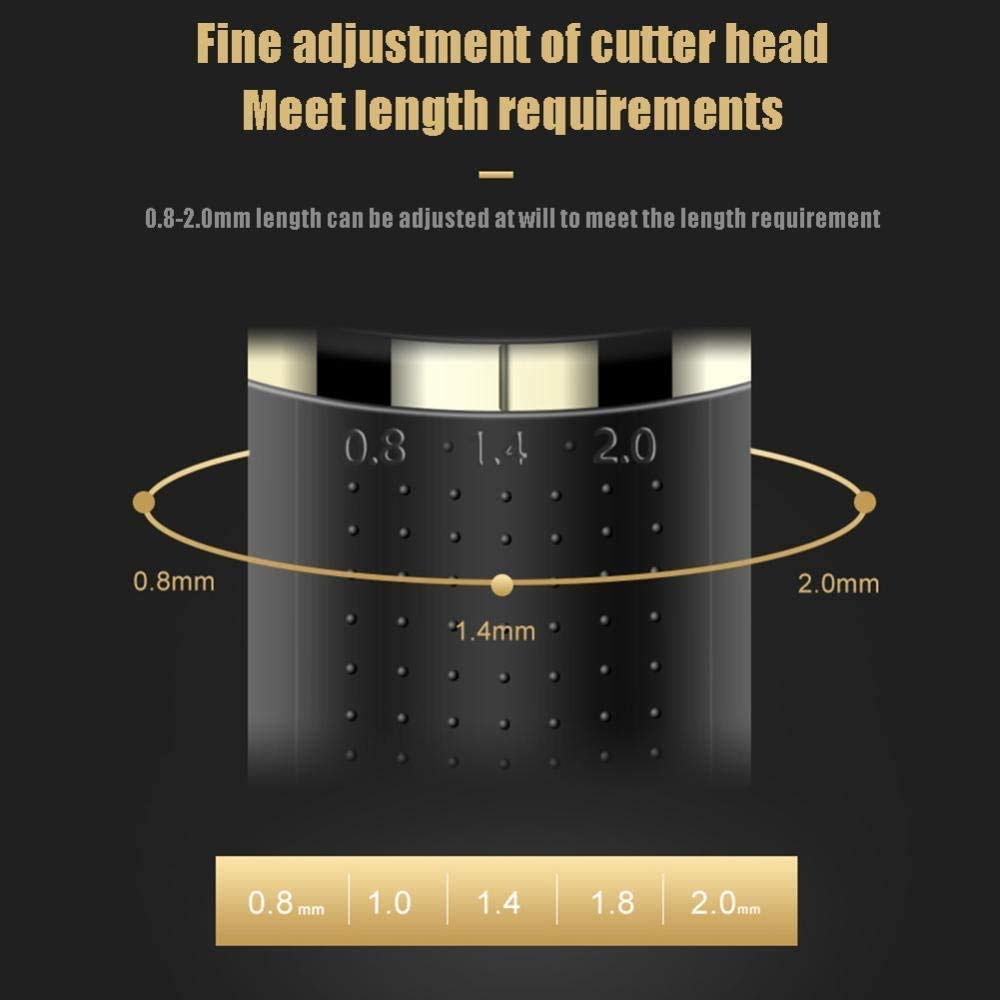 Clippers per Capelli da Uomo, Clippers per Capelli Cordless per Uomo 4 Guida pettini a casa Mens Leggero Capelli Trimmer per Capelli Capelli per Capelli Capelli per la Famiglia
