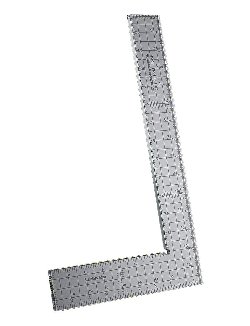 Amazon.com: Hasegawa TT115 Tri-Tool Cutting Scale, L-Shaped, 5.9 x