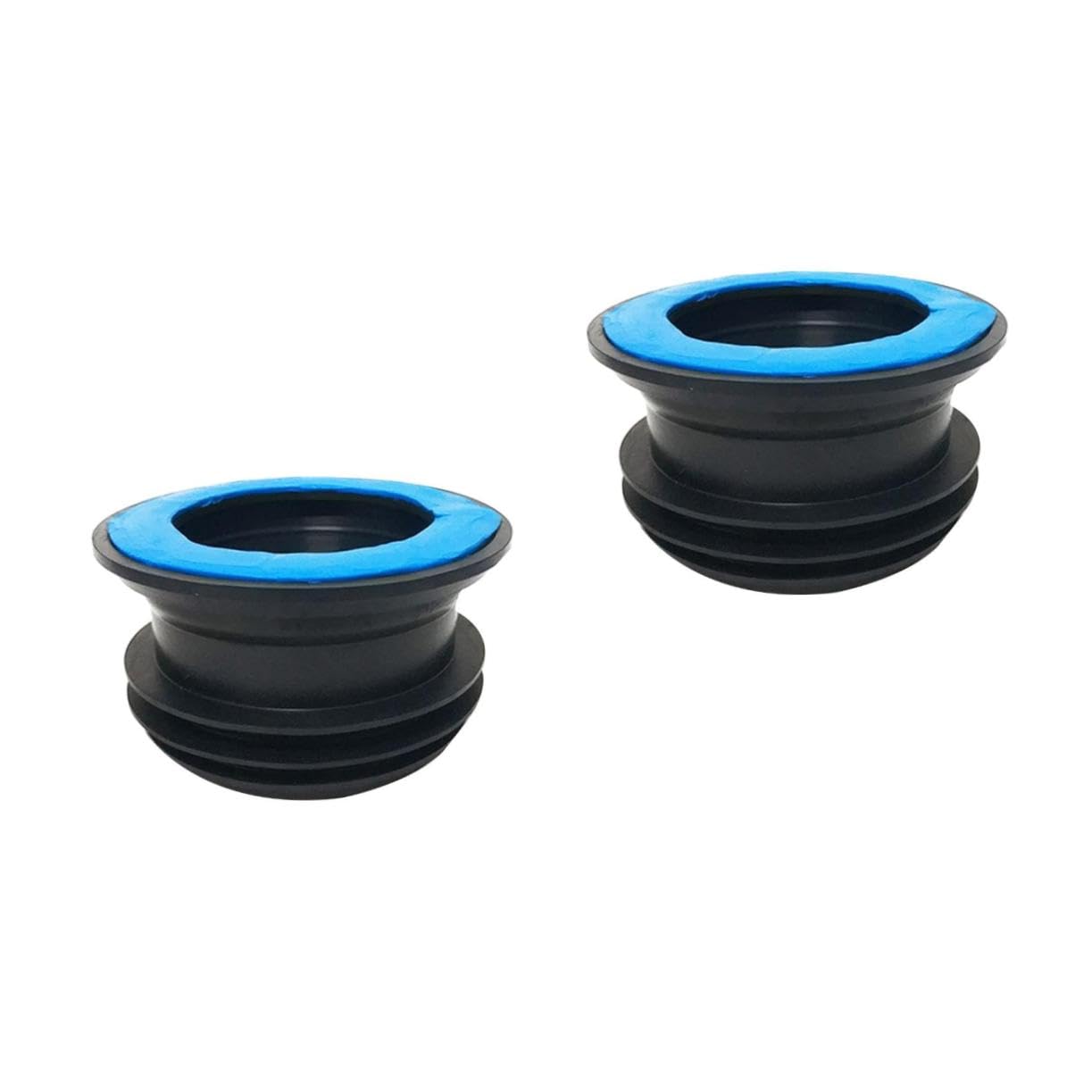 2 Pezzi Guarnizione Per Wc Guarnizione Per Wc Flangia Per Wc Anello Di Tenuta Per Scarico Gomma Blu