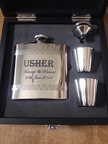 Flasque personnalisée inox : idée cadeau originale avec coffret gravé
