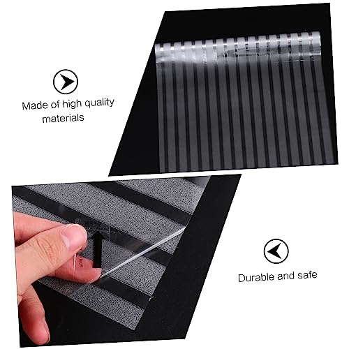 Película para ventana opaca Healifty 45x200 cm transparente miniatura 3