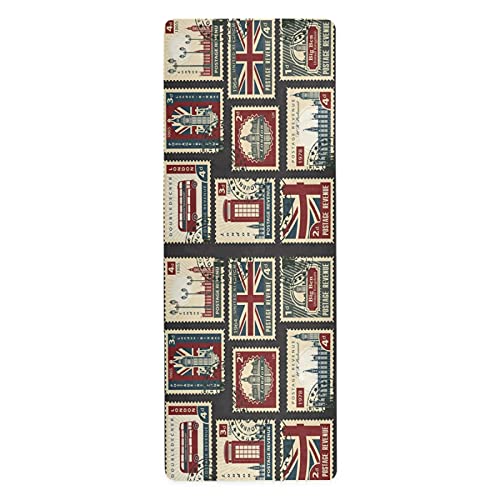 Oyihfvs Yogamatte, Motiv: Union Jack, Parlament, Big Ben und...