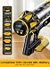 NYXAL Cordless Vacuum Cleaner for DeWalt 18V Battery, 45KPA/400W Vacuum Cleaners for Home, Self-Standing LED Display, Anti-Tangle Lightweight Vacuum for Carpet, Floor, Car(Battery Not Included)