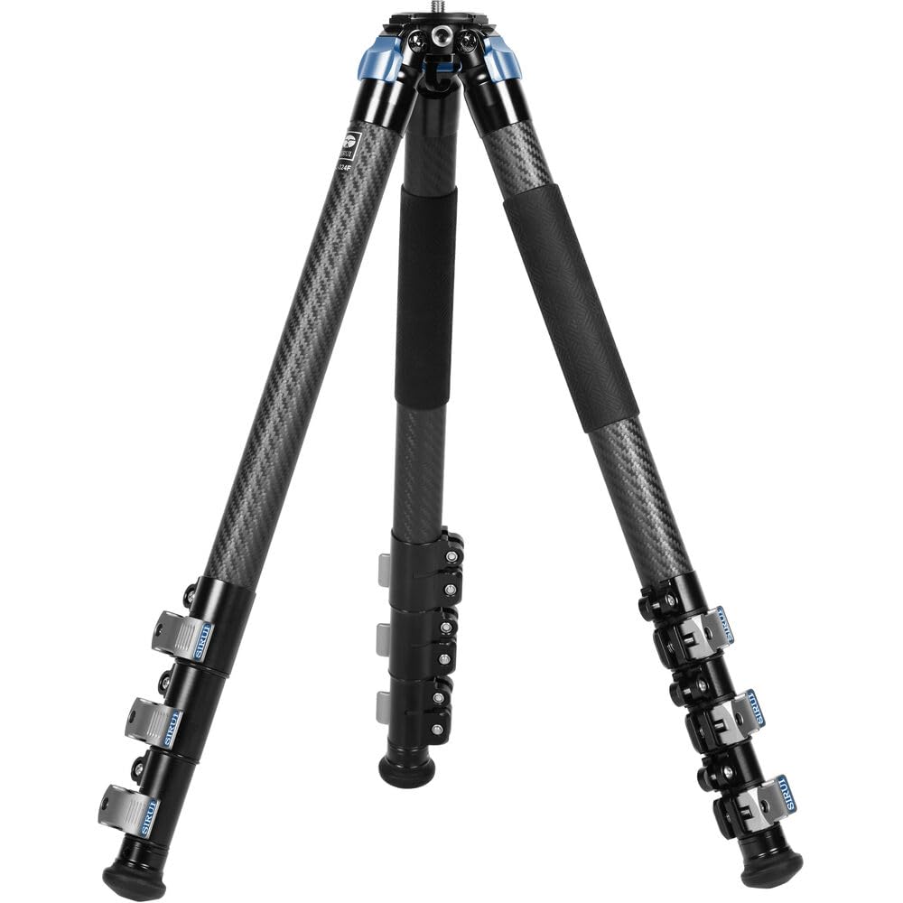 Sirui L-324F Carbon Fiber Tripod - 18kg Load Capacity - Black/Grey