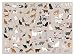 Pop Chart Lab "Cats, Categorized Poster Print, 24" x 18", Multicolored