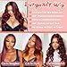 FASCARA 99J Burgundy Lace Front Wigs Human Hair Pre Plucked 13x4 body wave Lace Front Wigs Human Hair 180% Density Glueless Red Wig Red Wig for Black Women Red Wig 100%18 Inch