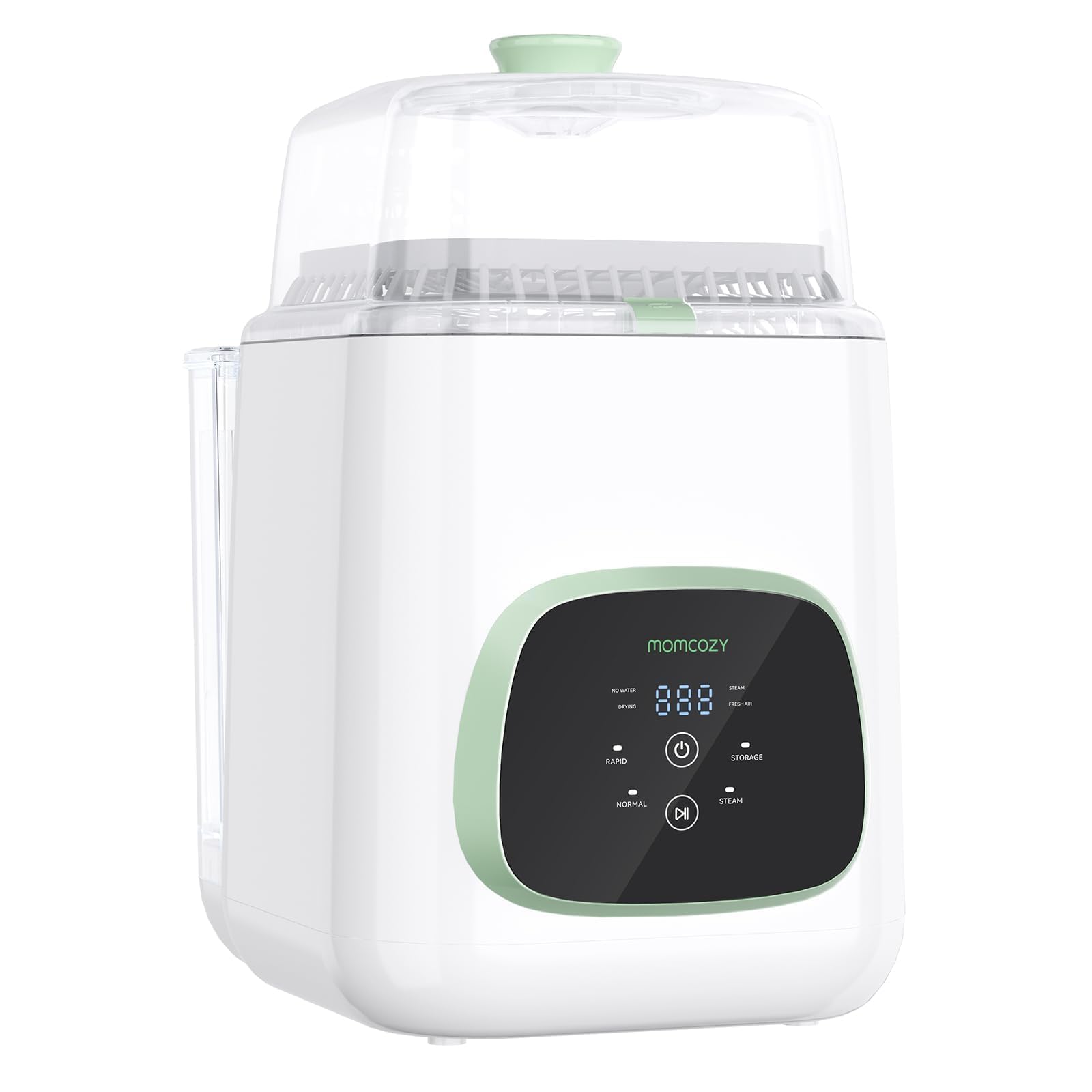 Momcozy KleanPal Pro Sterilizzatore per biberon elettrico 3 in 1: Lavaggio, Sterilizzazione e Asciugatura per Biberon, Parti del Tiralatte, Tettarelle – Macchina Tutto in Uno per la Cura del Neonato
