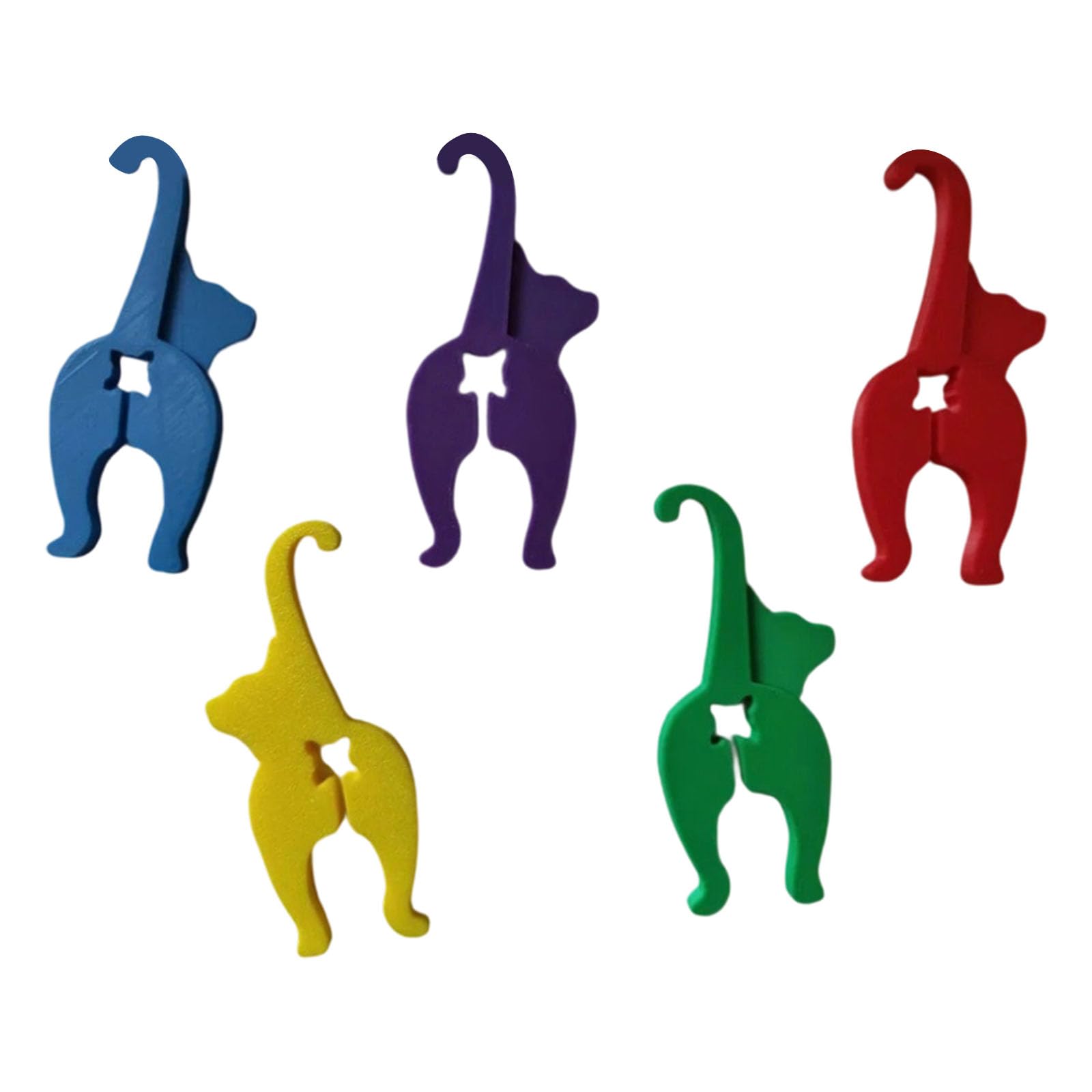 YROHGKPN Cats/Dog Bread Clips Practical Food Bag Sealer Fasteners for Snacks Chip Storage Solution Easy Grip Cats/dog Snacks Bag Clips