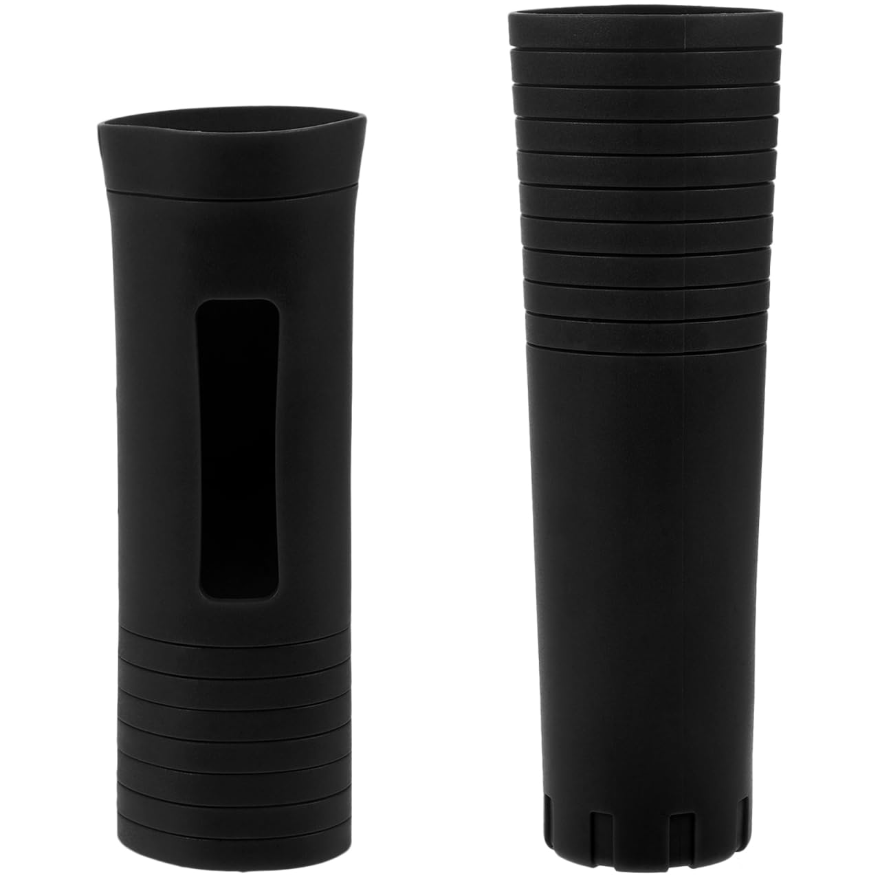 ibasenice Mic Handle Cover - 2PCS Silicone Mic Handle Cover Microphone Handle Sleeve Accessories Replacement