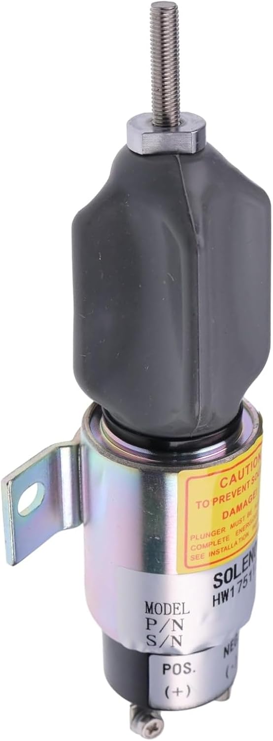 12V Solenoid Throttle Actuator 1751-12E2U1B1S1A 175112E2U1B1S1A Comaptible for Genie GS-2668 GS-2669 GS-3268 GS-3384 GS-3390 S-40 S-45 S-60 S-85 Z-60 GS-2668 GS-2669