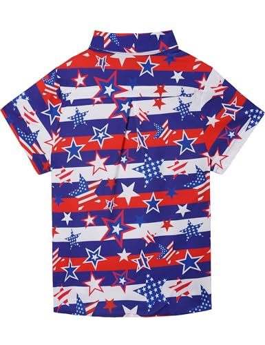 Image of Boys Hawaiian Shirt Kids Button Down Aloha Beach Hawaii Tops 5-14Y