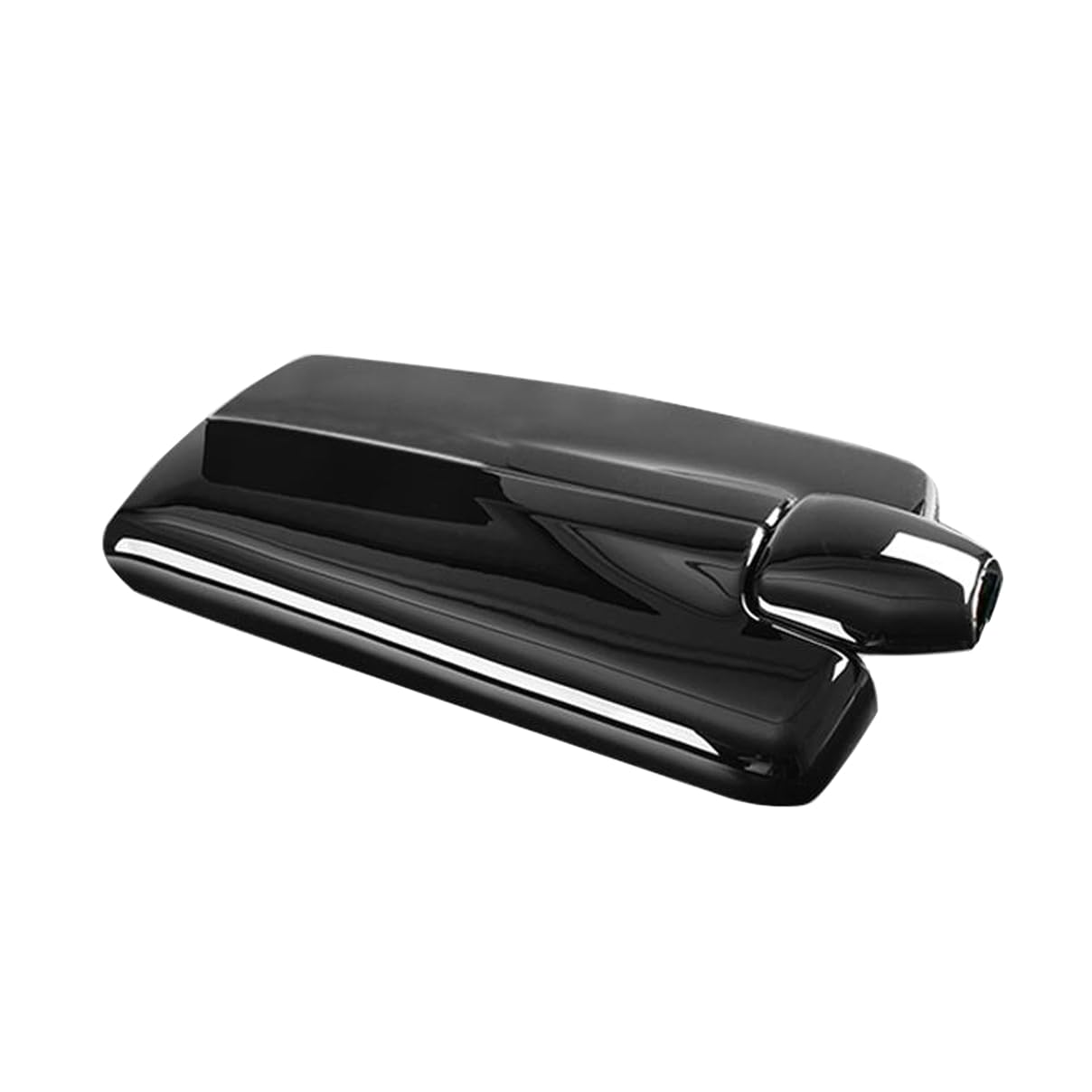 Car Center Armrest Box Cover Set for Mercedes Benz E Class W212 2010 2011 2012 2013 2014 2015 Interior Auto Accessories ABS (Piano Black)