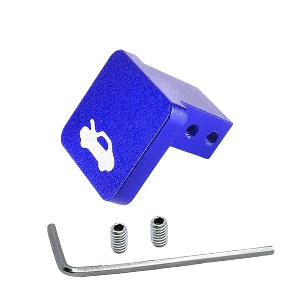 JIIYP Hood Release Handle for Civic 2011-1996 Car Hood Release Latch Handle Aluminum Bonnet Cover(Blue)