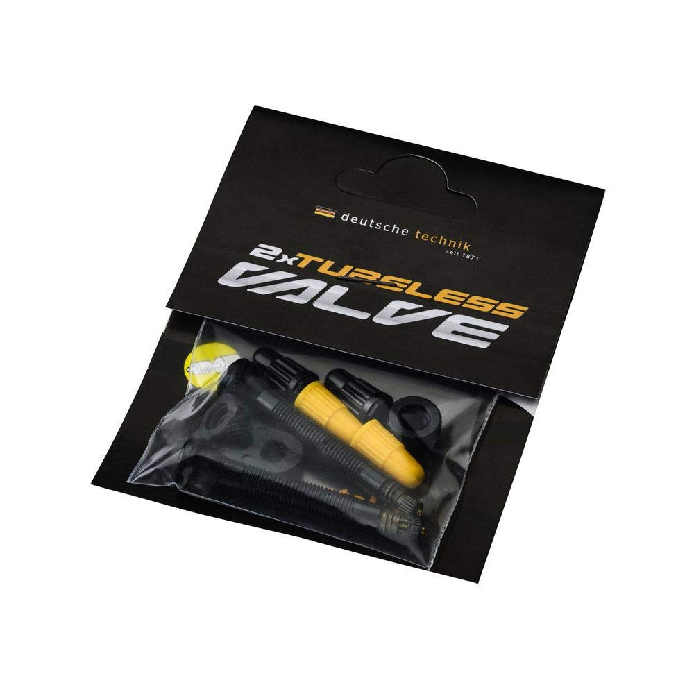 Continental Tubeless MTB Valve Set Mountain Bike Aluminium Presta 40mm - Black
