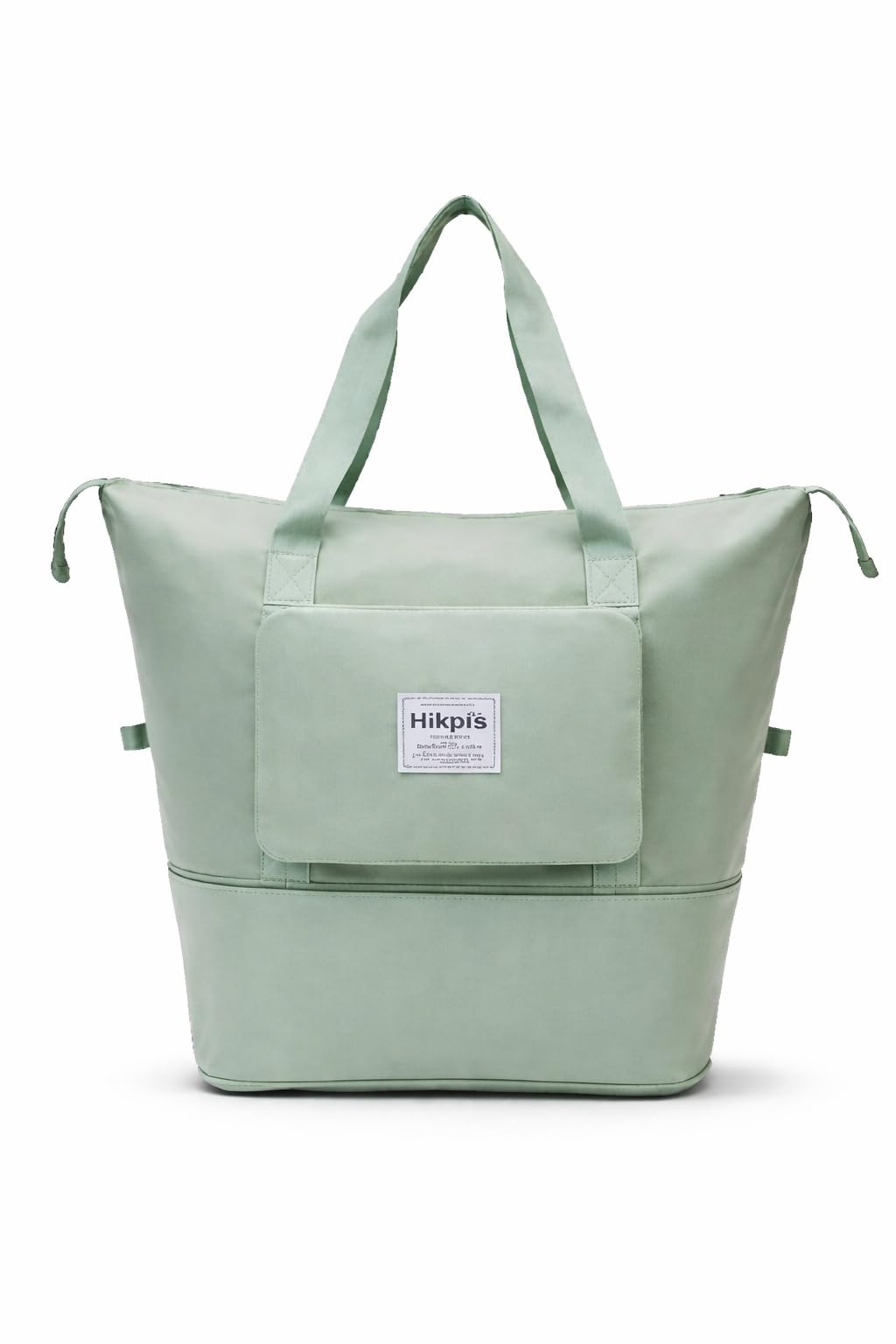 Travel Duffle Bag, Waterproof Nylon Weekender Carry On Tote, Sport Gym Overnight Bag, 40x22x45 cm, 400g (Mint Green)-image-3