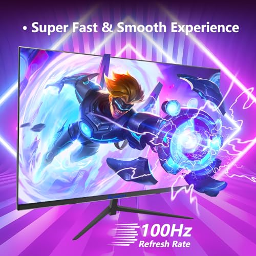 Selan Computer Monitor (flat-1K-100hz, Nero, 27 Pollici) - Monitor - Immagine 1