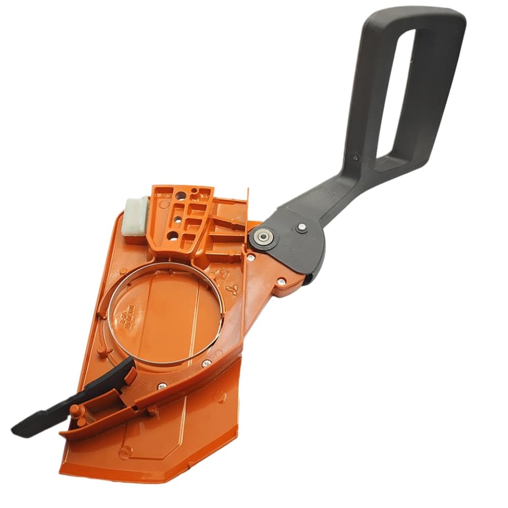 Kit de placa de barra protectora de manija de cubierta lateral de freno de cadena Compatible con funda de buje de motosierra 61 66 266 268 272