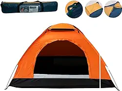 Barraca Camping para 3 a 4 Pessoas Iglu À Prova D'água com 2 Portas Tenda de Acampamento AntiMosquiteira Tamanho Família Casa Buritis
