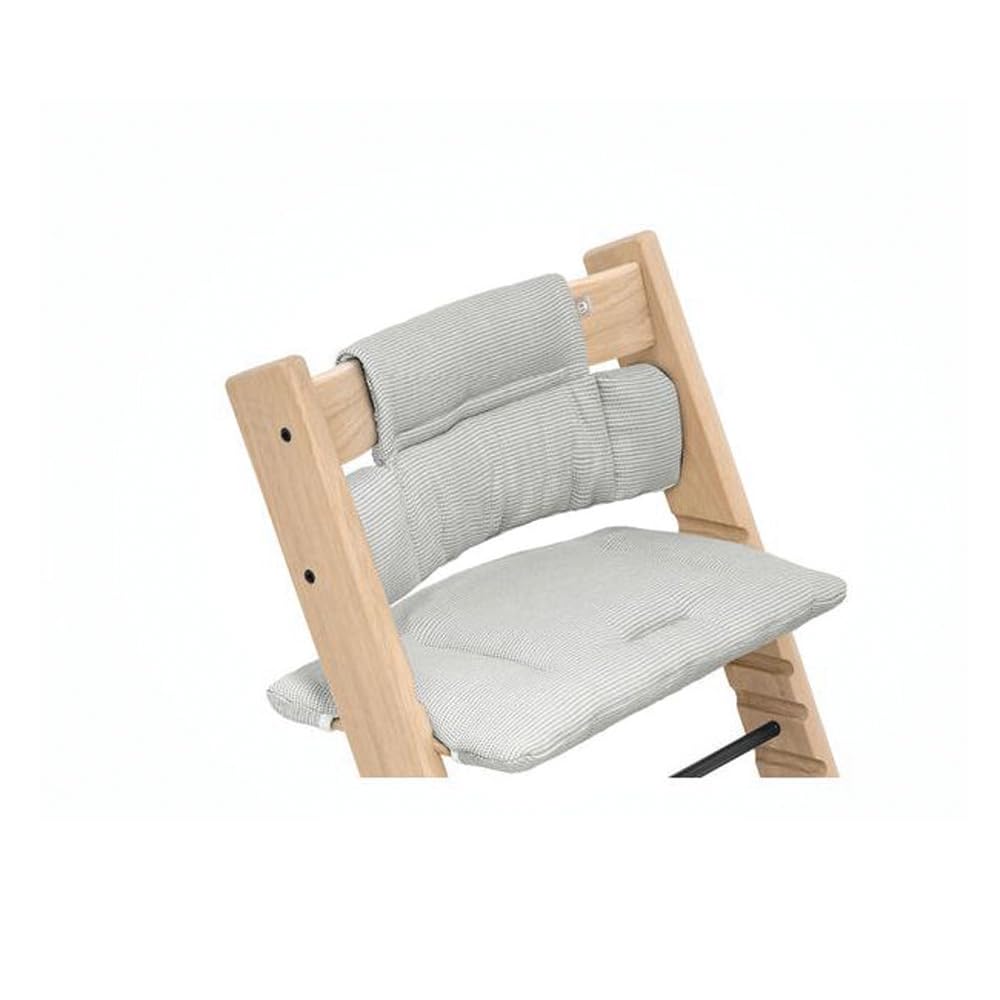 Coussin chaise haute Tripp Trapp coton bio Nordic Grey - Stokke