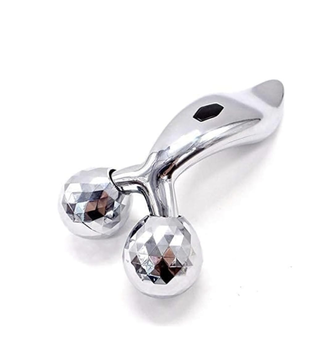 Lovzilly 3D Maxtop Manual Face Massager for Glowing Skin | Dual-purpose Facial Roller & Body Massage Tool | Womens Self-Care Beauty Device for Skin Tightening and Lift (B0CK5S87D4) Amazon Price History, Amazon Price Tracker