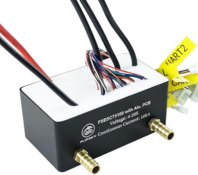 FLIPSKY Waterproof 75100 FOC 75V 100A Single ESC with Aluminum Heatsink for Electric Skateboard/Scooter/Ebike Speed Controller
