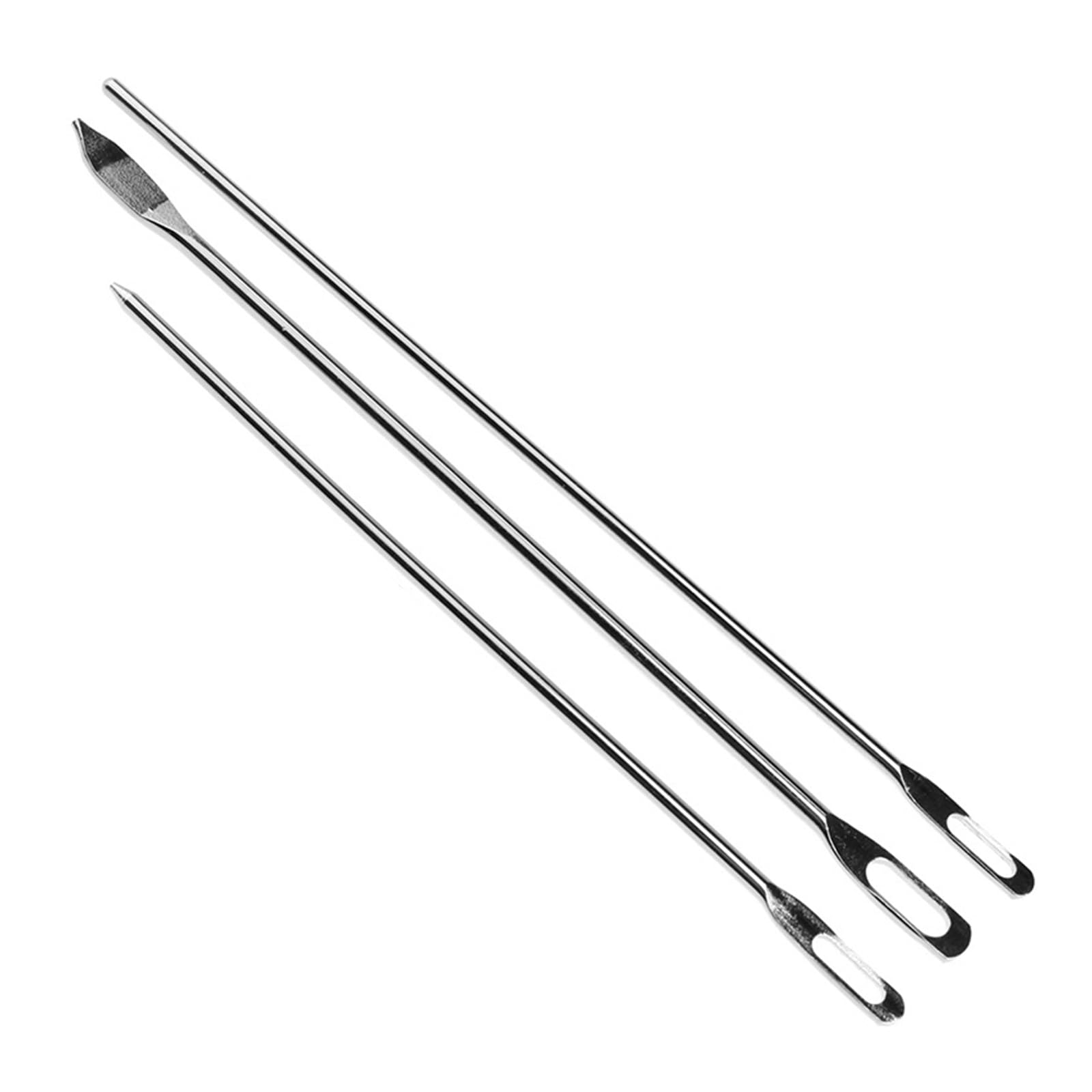 Buxuaaaa Stainless Steel Drawstring Threader Elastic Band Threading Aid Waistband Threading Tool for Hoodies Skirt Jackets Pants Elastic Belt Rope Band Drawstring Cord Threader Tool