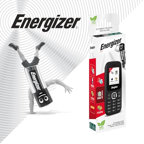 Energizer - Mobile E13-2G - Téléphone Portable Double Sim - Noir - Mini SIM - Débloqué – Batterie 1000 mAh – Radio FM, Torche LED, Carte SD – vue 7
