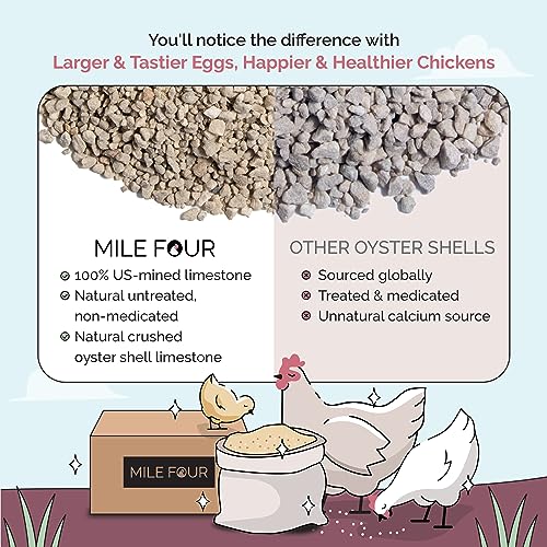 Mile Four OYSTER_SHELL_4 Oyster Shell For Chickens | Calcium thumb #5