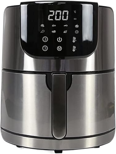 Miniatura 2 de Smart Air Fryer Oven 5 Liters Oil Free Digital Control Electric Airfryer Toaster LCD Display Intelligent Cooking Machine (Color  589ST-Silver Black,