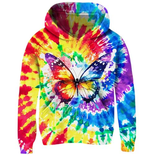 Image of uideazone Teen Girl Sweatshirt Hoody Hoodies Hooded Pullover with Pockets 4-14 Years