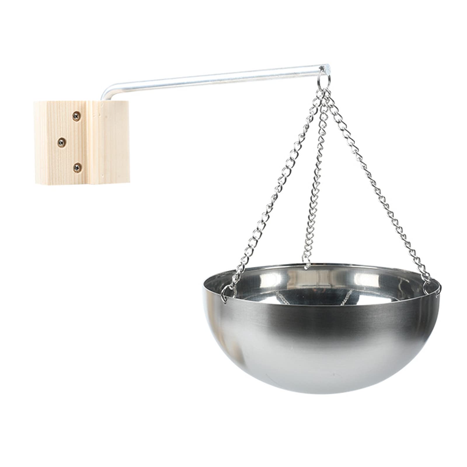 YSISLY20cm Sauna Aromatherapy Oil Holder, Hanging Stainless Steel Sauna Essential Oil Holder Bowl for Sauna and Spa