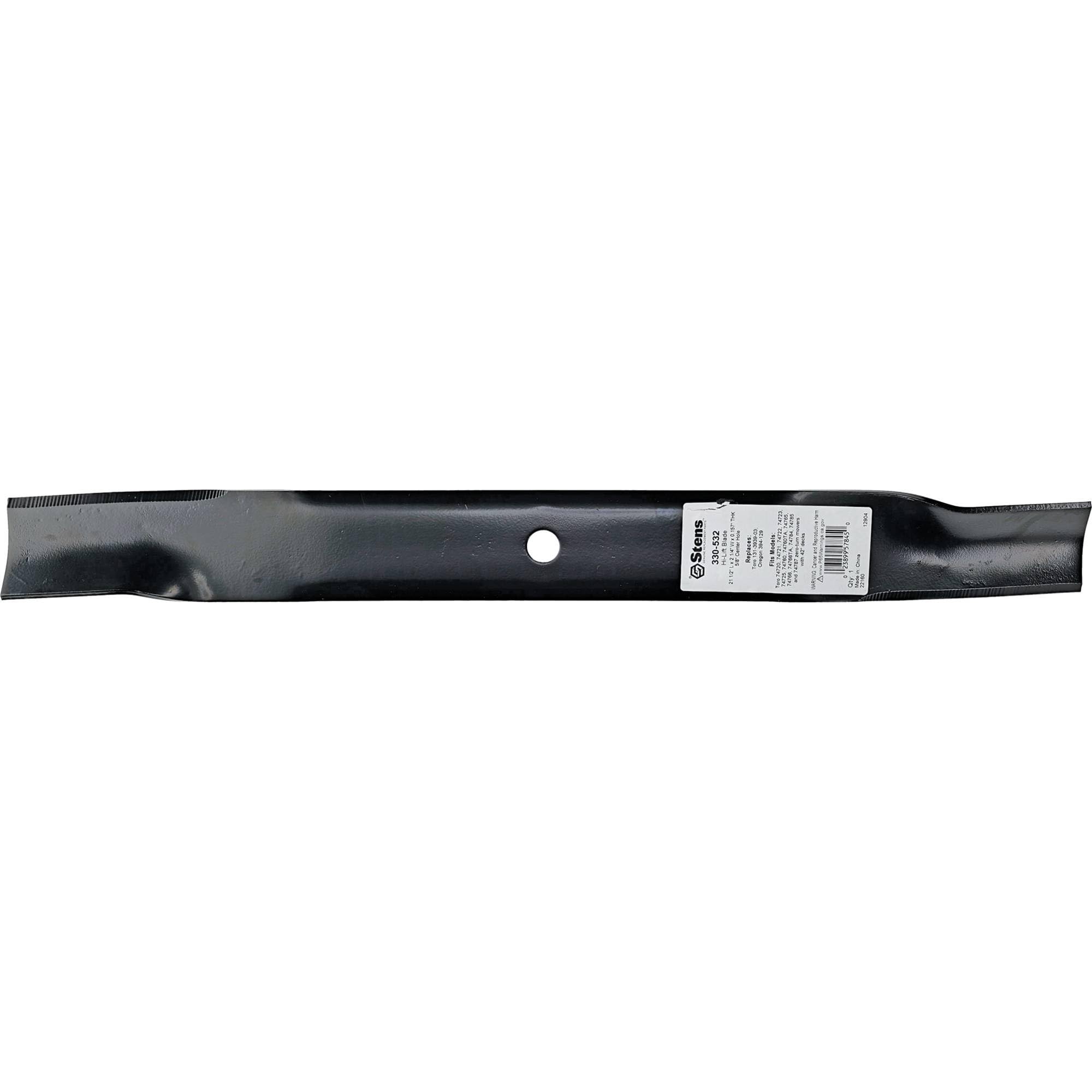 Lame haute levage Stens performante contre l'herbe haute sur Toro 74722