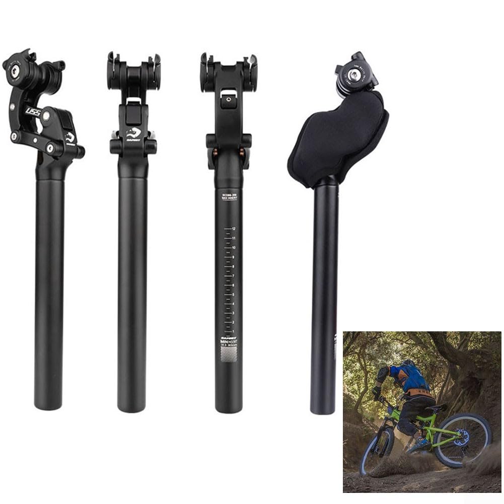 NOIR) FMFXTR 27.2X400MM Poteau De Siège De Vélo En Alliage D'aluminium