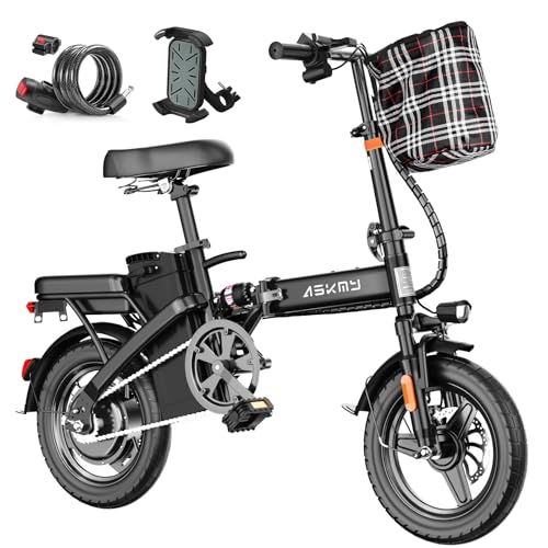 Foldable Electric Bike for Adults and Teens, 14 Inch Ebike for Commuting image 2