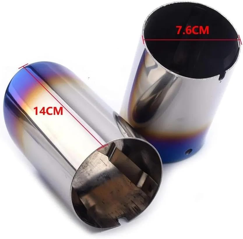 に適合する A4 B8 Q5 A5 A3 8V 8P A1用 ステンレススチール製 車用排気管 マフラーチップ テールパイプ 排気