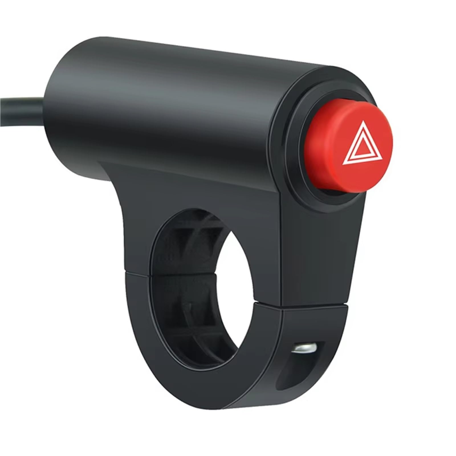 Motocicleta Encendido 22Mm Interruptor De Luz Emergencia Doble Destello Para Motocicleta Interruptor Vehículo Eléctrico Interruptor Señal Intermitente Motocicleta Interruptor Para Manillar