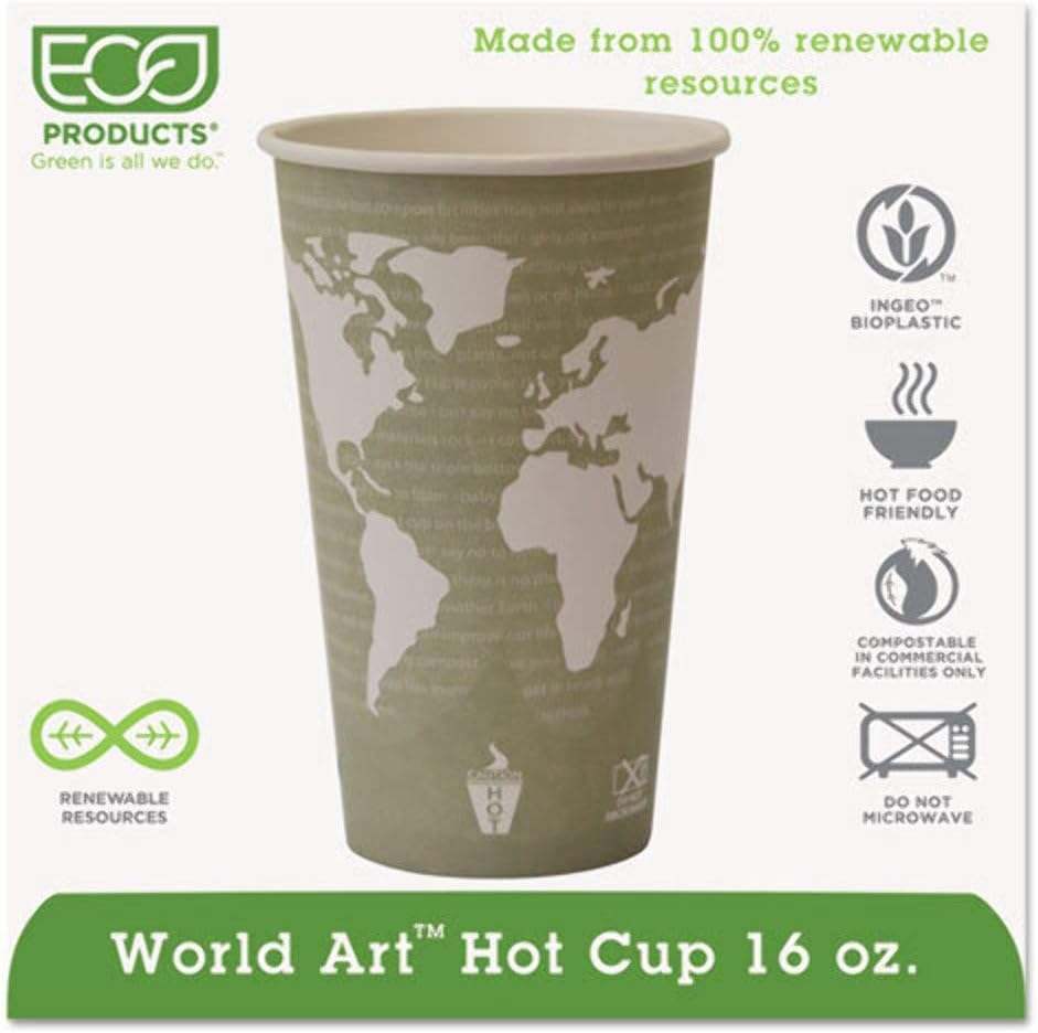 Amazon.com: ECOEPBHC16WA - Eco-Products World Art Hot Beverage Cups ...