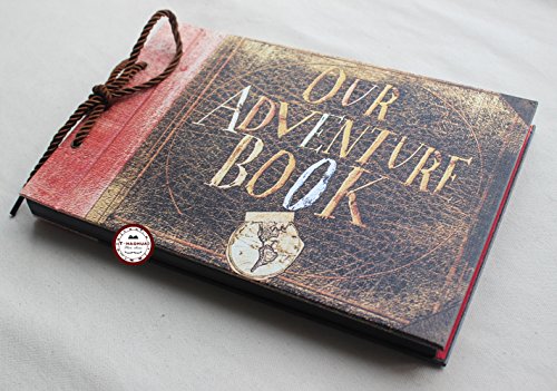 Álbum de fotos DIY para aniversario y boda, 'Our Adventure Book Up', tapas duras, 80 páginas en cartulina negra, tamaño 11.61 x 7.48 pulgadas miniatura 2