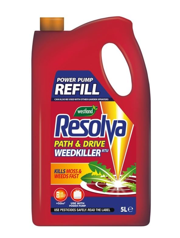 Resolva Path &Drive Weedkiller 5L Power Pump Refill RTU Dlab