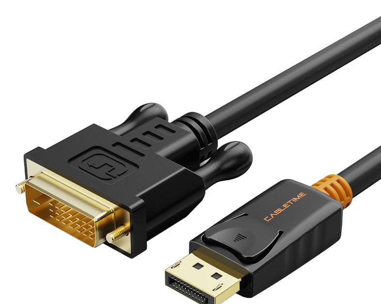 CABLETIME DisplayPort To DVI Cable 1080P For PC Projector HDTV 3M (B0CFHM2786) Amazon Price History, Amazon Price Tracker