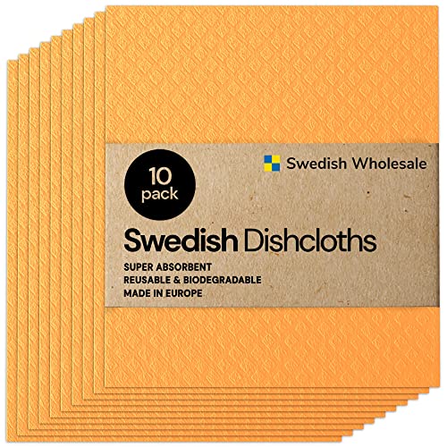 Swedish Wholesale Swedish DishCloths for Kitchen 10 Pack Reusable