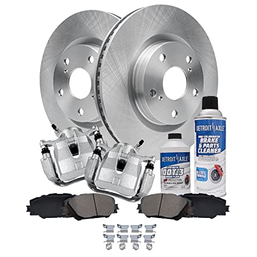 Image of Detroit Axle - Front Brake Kit for Toyota RAV4 Matrix Mirai Corolla iM