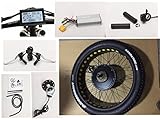 NBpower 26' x 4.0 48V 1500W Electric Bicycle Fat Bike kit, 1500W Fat E-Bike Conversion Kit with 1500W Hub Motor,Multifunction LCD Display, with Tire.