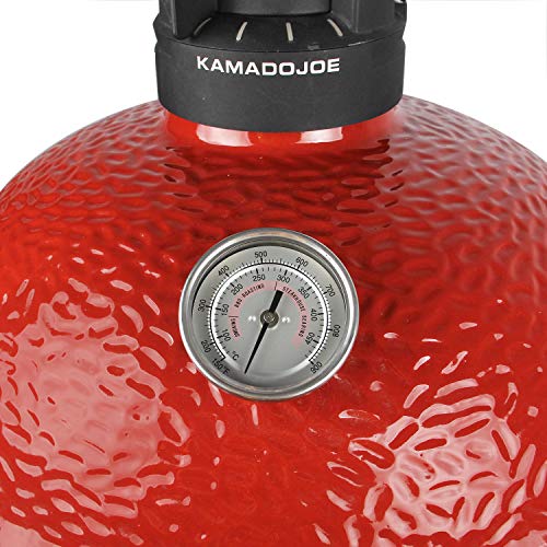 BBQ Grill Temperature Gauge Waterproof Large Face for Kamado Joe Barbecue Charcoal Grill Stainless Steel 150-900°F Cooking Thermometer for Oven Wood Stove Accessories Tool Set Up Easy (White) - Thumbnail 4