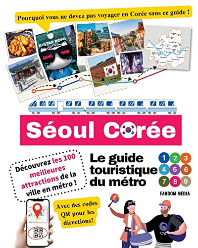 Le guide touristique du métro de Séoul, Corée...