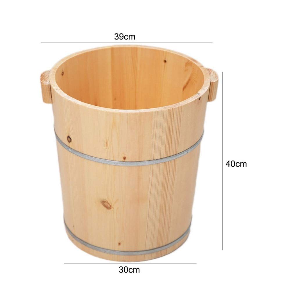 Secchio per pediluvio in legno Vaschetta per piedi per ammollo dei piedi, vasca idromassaggio per pediluvio, lavabo per pedicure per adulti, secchio in legno per pedicure, secchio per pediluvio