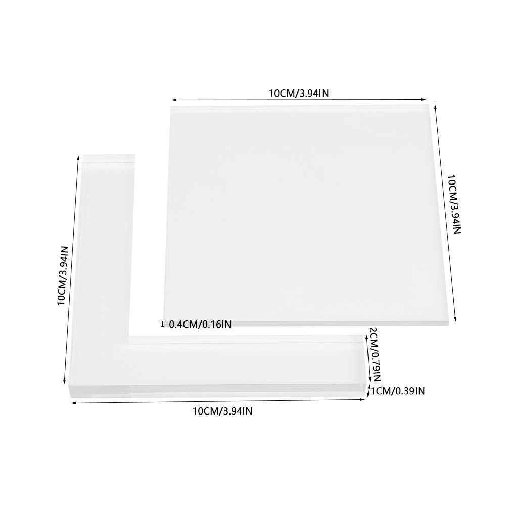 Gummi Acryl Stempel Colouring Board Ortung Clear DIY Acryl Pad Stempel Positioner Kit 2 teile/satz