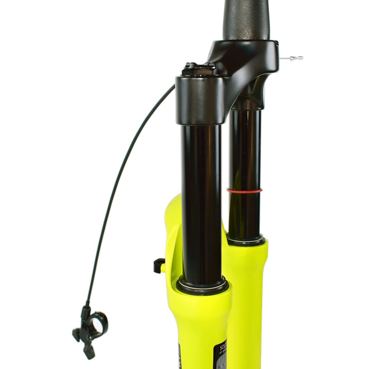 26/27,5/29" widelec amortyzowany do roweru górskiego, ugięcie sprężyny 120 mm, hamulec tarczowy MTB, rower przedni 1-1/8 1-1/2 QR 9 mm (kolor: prosty pilot, rozmiar 29 cali)